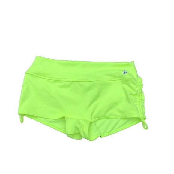 Brand New Pink By Victoria's Secret Neon Green Shorts Small - Picture 4 of 9